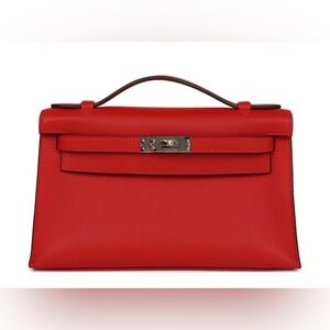 Designer-Inspired Kelly Pochette Rouge